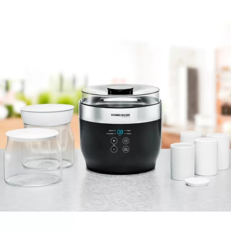 Rommelsbacher JG 80 Joghurtbereider 1,2 l Kwark - yoghurt 20 W (JG80)