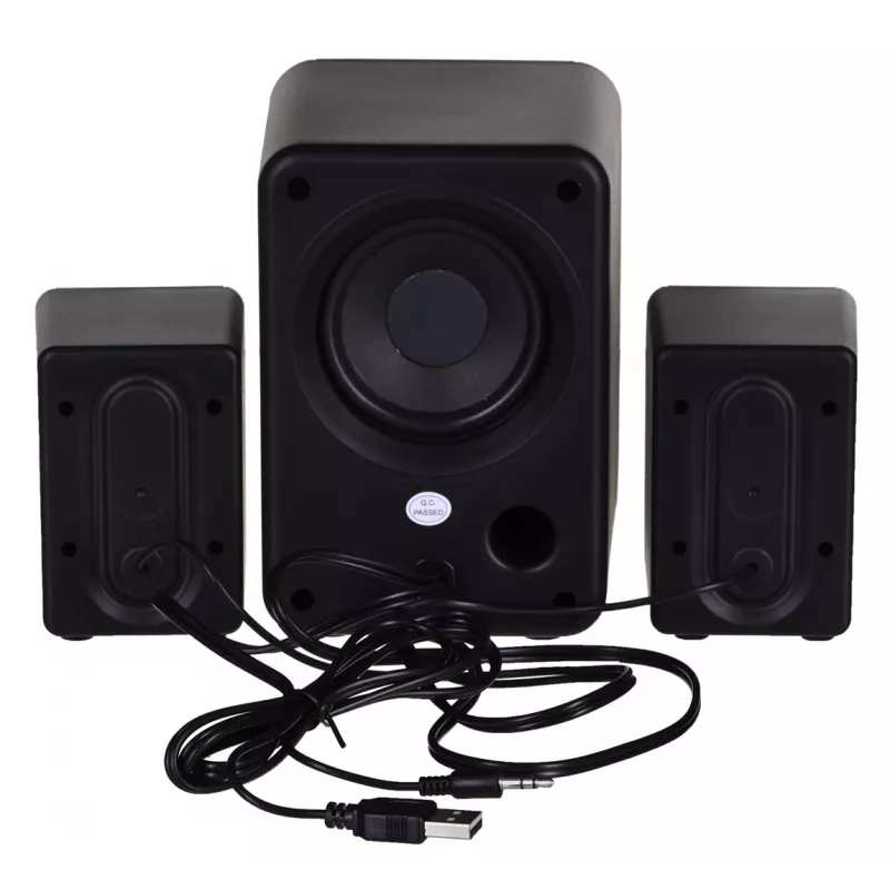 DEFENDER luidspreker V11 11 W bekabeld 2.1 desktop-satellietluidspreker, USB 5 V, zwart