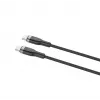 FIXED FIXDB-CC2-BK gevlochten USB-C/USB-C-kabel, 2 m, 100 W