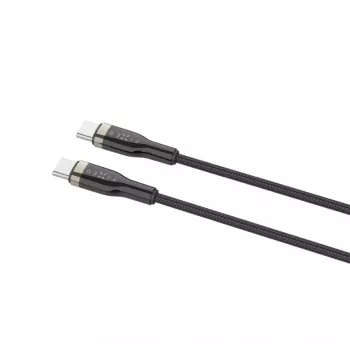USB-C-naar-USB-C-kabel FIXED FIXDB-CC2-BK — 2 m, 100 W, vast niet afneembaar