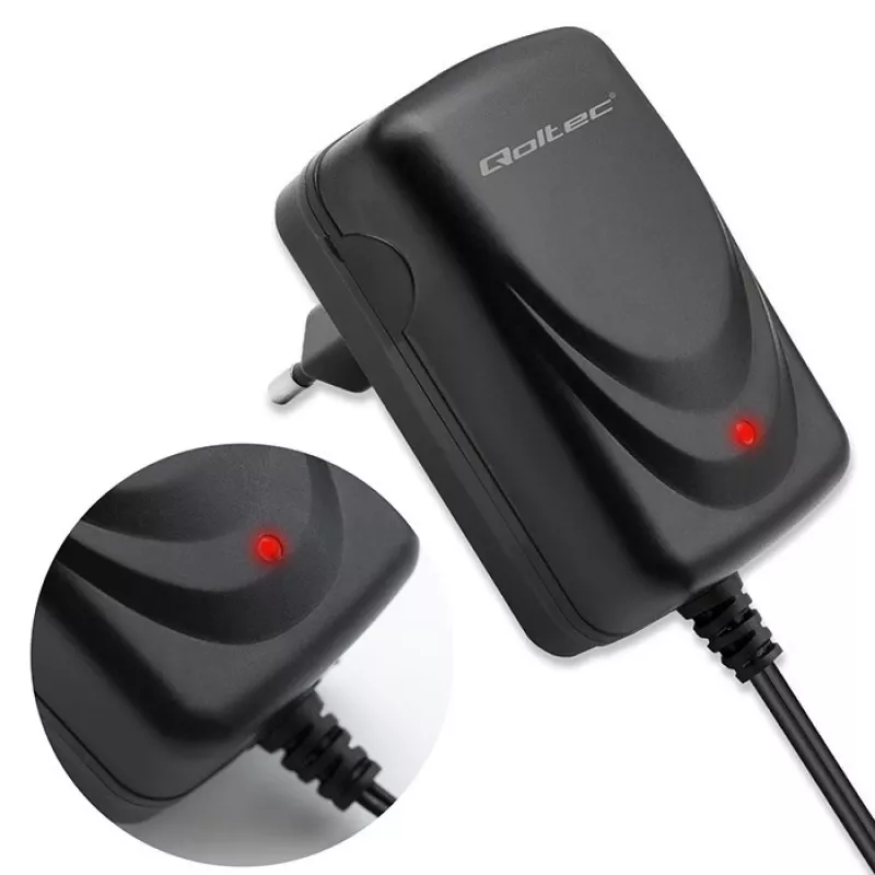Batterijlader QOLTEC Charger AGM GEL STD 6V 1A voor 6V loodzuuraccu's, AGM en gel