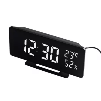 Digitale LED-wekker GreenBlue GB395 met temperatuurweergave