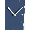 NeXtime wandklok 3072bl Thumbs up, 40,5x41,5 cm, wand, blauw/zilver