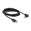 USB-kabel DeLOCK 3m USB 2.0-A - USB 2.0-B