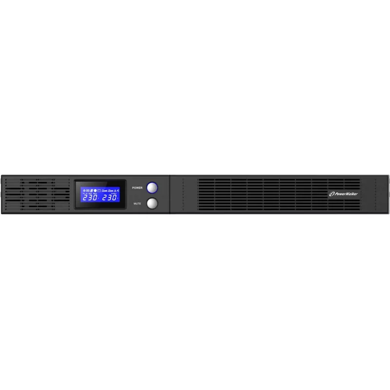 PowerWalker VI 1000 R1U 1 kVA 600 W 4 AC-uitgangen