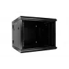 Extralink Rackmount-behuizing 6U 600x600 AZH zwart wandgemonteerd, kantelbaar