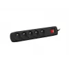 Stekkerdoos ARMAC ARC 5 — 5 stopcontacten, 3 m kabel, zwart