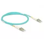 DELOCK glasvezelkabel LC naar LC multimode OM3 2 m