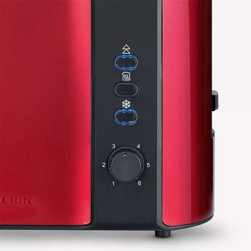 Toaster Severin AT 2217 2 boterhammen 800 W zwart rood