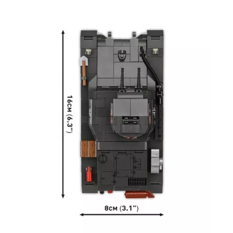 Bouwset Cobi Panzer I Ausf. B – 654 onderdelen, gedetailleerd modelbouwset