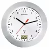 Quartz horloge Bresser Optics MYTIME BATH RC Circle zilver wit