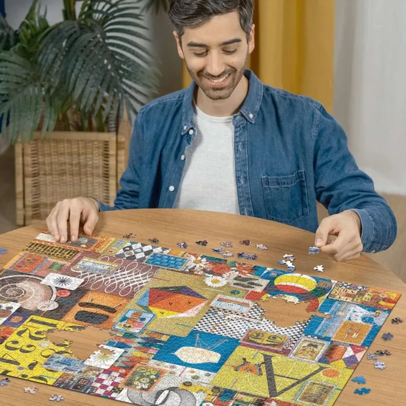 Puzzel Eames Collectors Edition - House of Cards (1500 stukjes)