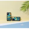 Hoesje iKins voor Samsung Galaxy Note 20 Ultra — zwart sterrennacht-design