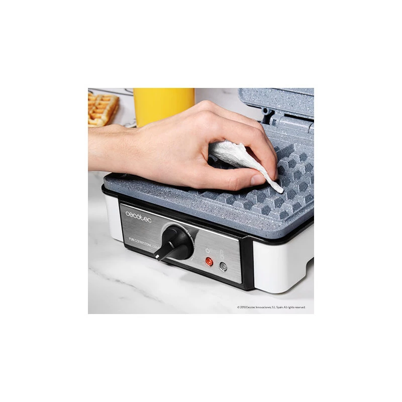 Wafelijzer Cecotec Fun Gofrestone Double 1200 W grijs wit