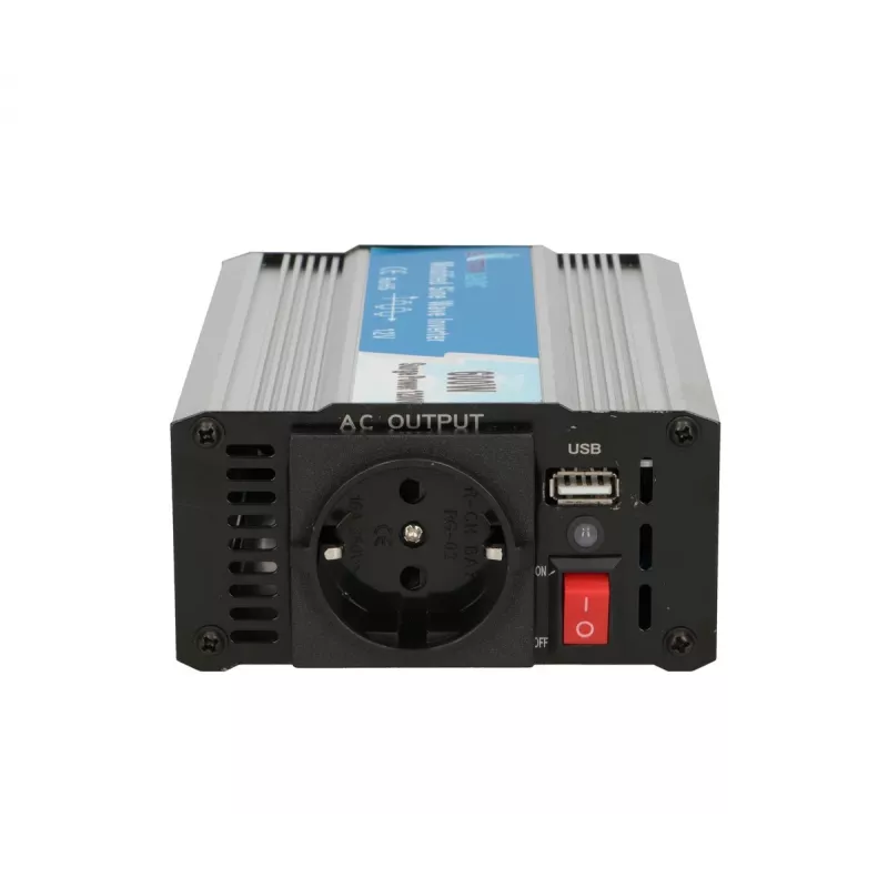 Extralink OPIM-600W spanningsomvormer, auto 12V, 600W gemodificeerde sinusgolf