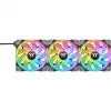 Thermaltake SWAFAN EX12 RGB pc-behuizingventilator TT Premium Edition CL-F143-PL12SW-A, 120 mm, omgekeerde bladen, 3 stuks, zwart