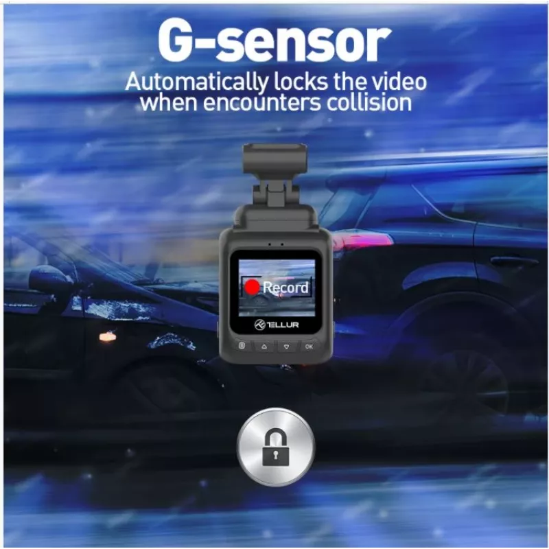 Dashcam Tellur Dash Patrol DC1 FullHD 1080P zwart