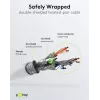 Wentronic Goobay CAT 6 patchkabel, S/FTP (PiMF), wit, 3 m – LSZH halogeenvrij, koper (93507)