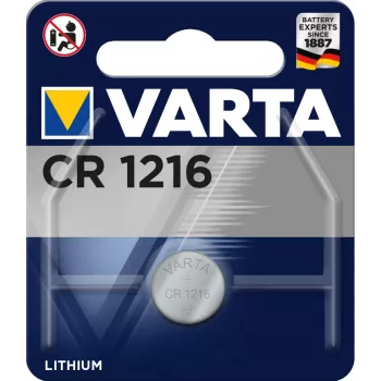 Varta CR1216 elektronische cel lithium 3 25mAh blister - batterij - CR1216