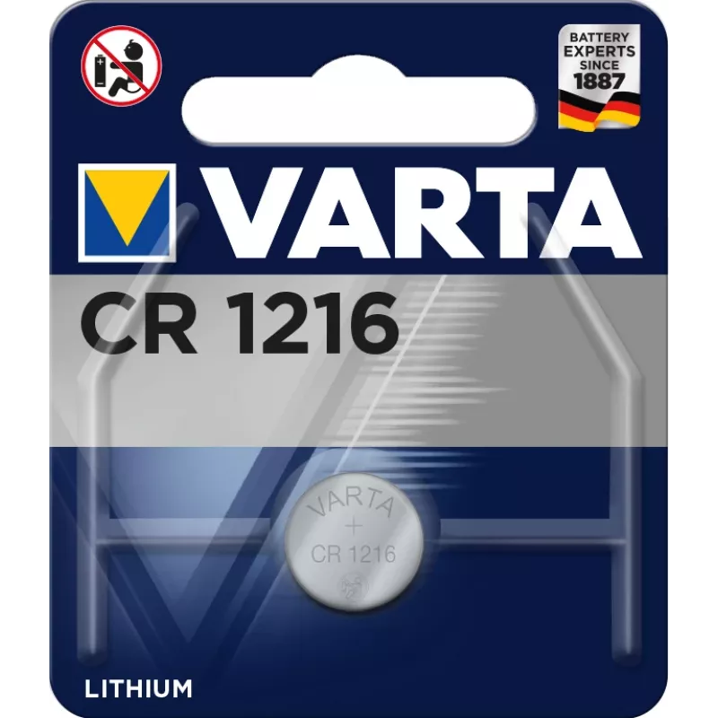 Varta CR1216 elektronische cel lithium 3 25mAh blister - batterij - CR1216