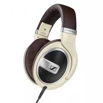 Hoofdtelefoon Sennheiser HD 599 — bedraad, over-ear, 50 Ω, 12–38500 Hz, 1,2 m kabel, ivoor