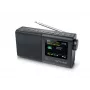 Draagbare radio muse M-117 DB — DAB/DAB+/FM, 3W RMS, 2,8 inch TFT, externe antenne, 3,5-mm-aansluiting, 0,3 kg, Zwart