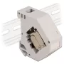 Delock - modulaire adapter - DIN-rail monteerbaar - CAT 6a - STP - grijs - 1 aansluiting (86014)