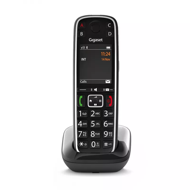 Gigaset E720 analoog/DECT-telefoon met nummerweergave zwart