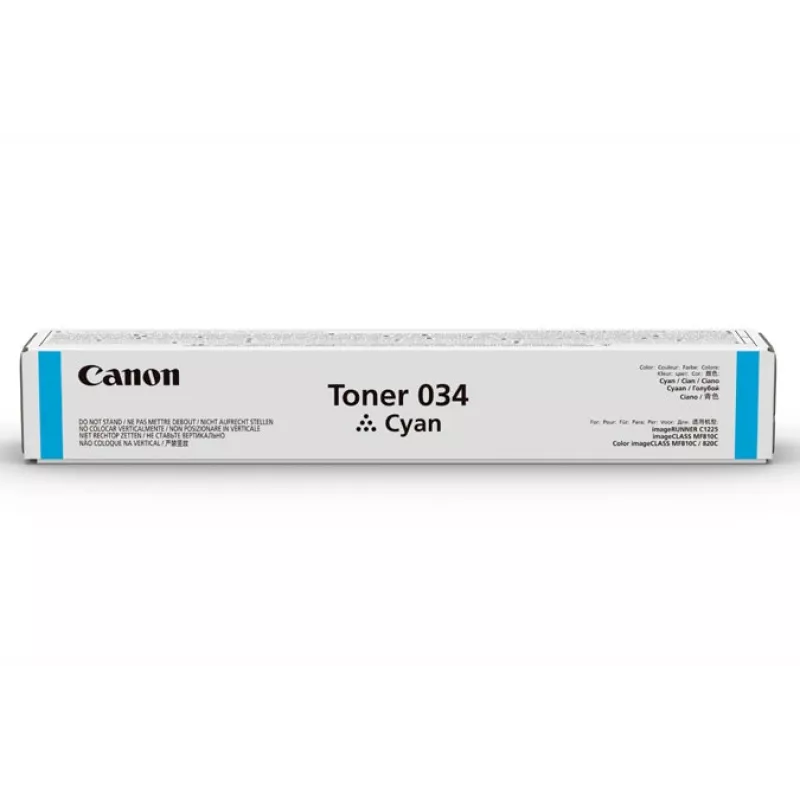 Canon 034 tonerpatroon 1 stuk origineel cyaan