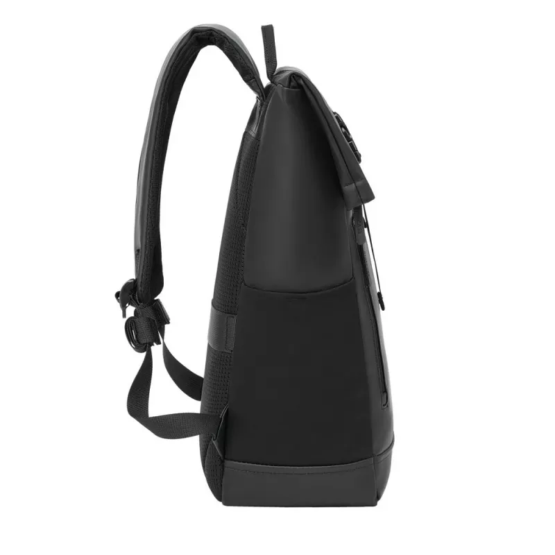 Rugzak Rivacase 7826 Eden 14 ECO zwart rolltop voor 14-inch laptops
