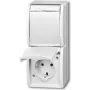 Busch Jaeger 20-02 EWN-54 Stopcontact CEE 7/3 wit (2084-0-0714)