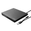 SAVIO AK-59 externe slanke CD/DVD-brander R/RW - USB-C/USB-A, zwart