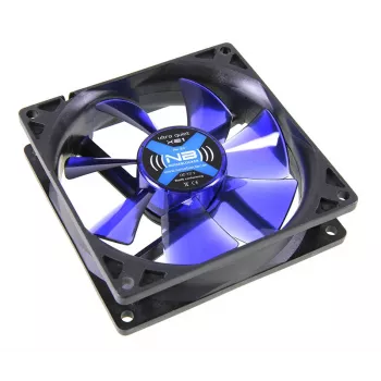 Computer-behuizingsventilator NoiseBlocker BlackSilentFan XE1 92 mm, 1500 tpm, 17 dB, 50 m³/h, 4 V, zwart