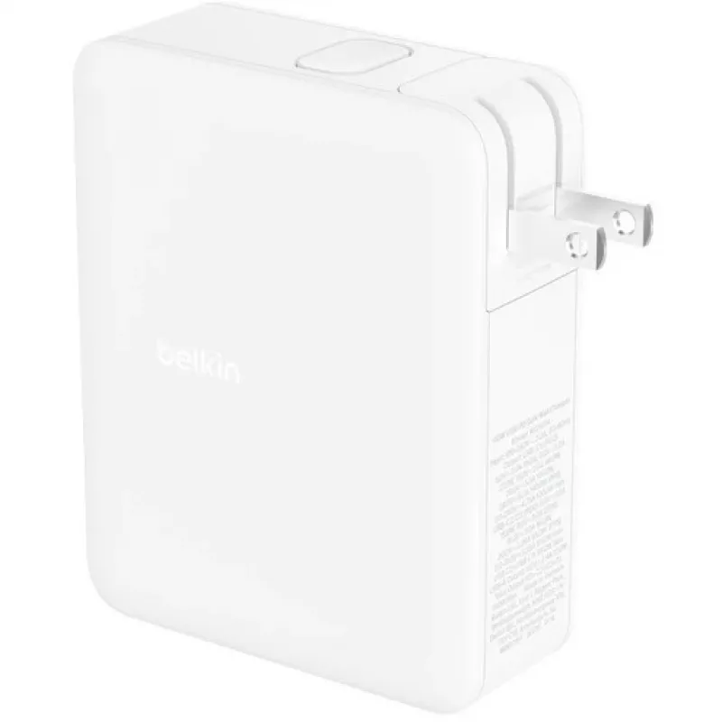 Wandlader 140W 4 poorten (3xC 1xA) UK, EU, US stekker wit