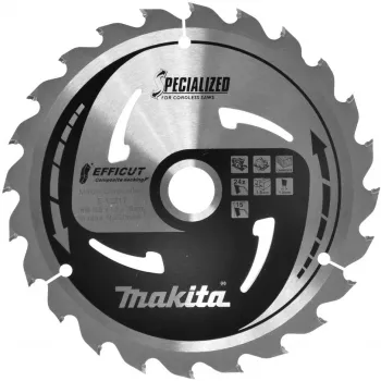 Makita E-12217 Efficut cirkelzaagblad, 165 mm, 24 tanden