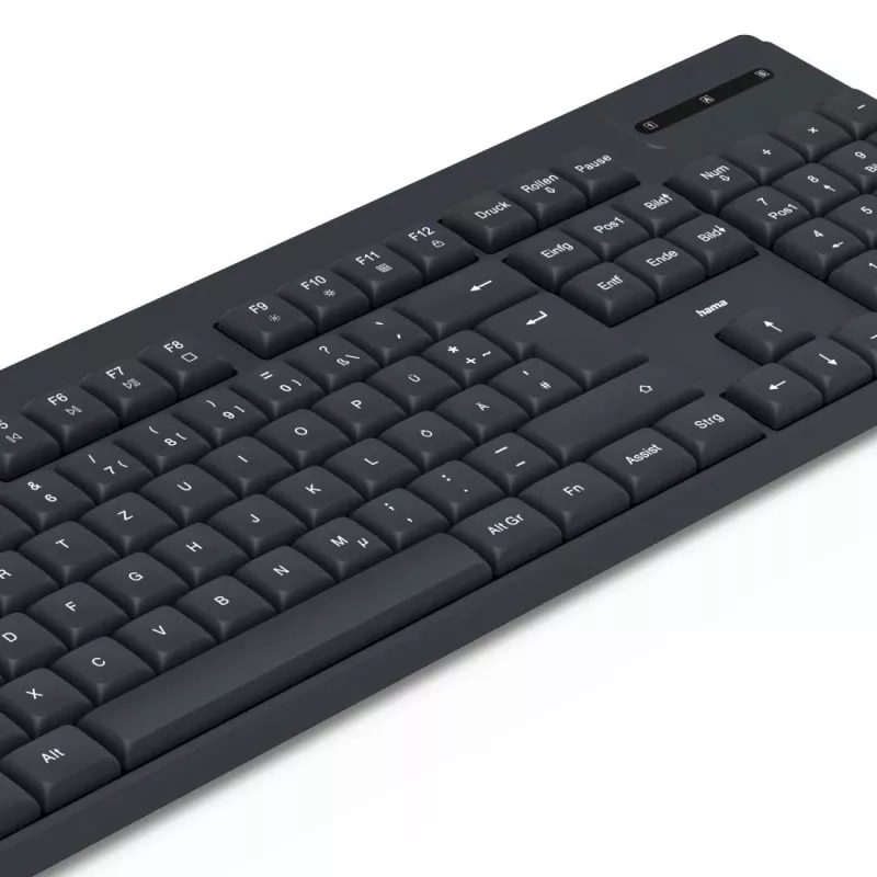 Toetsenbord- en muisset WKM-100 zwart