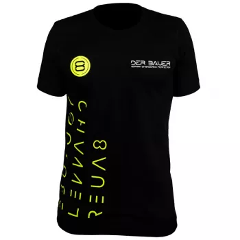 T-shirt der8auer YT-design, maat M, katoenmix vrijetijdskleding