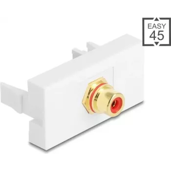 Cinch (RCA)-busmodule DELOCK 90860 verguld extern