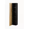 Cama woonkamerkastset VIGO 3 zwart/wotan eiken