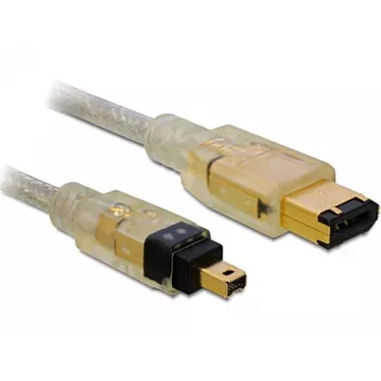 FireWire A/A kabel DeLOCK 2,0 m grijs