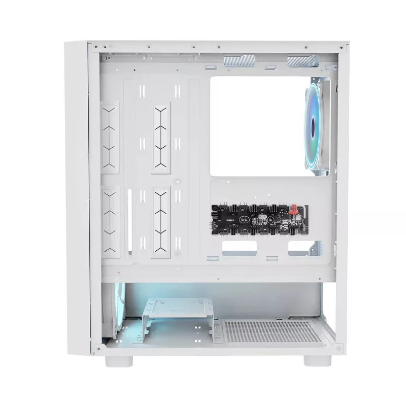MODECOM BREEZE ARGB Flow MIDI pc-behuizing, ATX, USB 3.0 ×2 + USB-C, wit