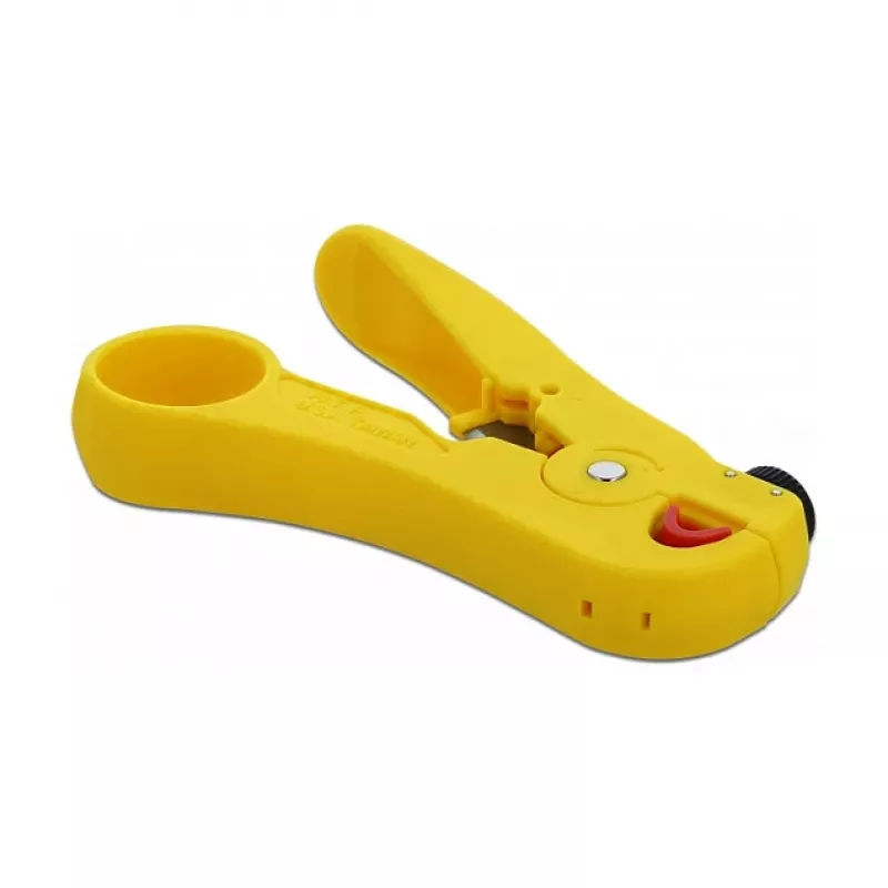 DELOCK 86478 kabelstripper — strijcapaciteit 3,5–9 mm, lengte 111 mm, geel