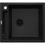 DEANTE zwart MATT MAGNETIC 1-BOWL GRANITE SINK