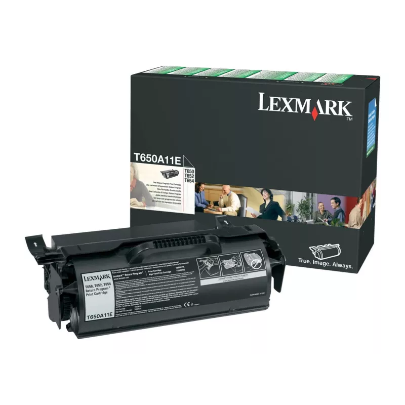 Lexmark T650A11E tonercartridge, zwart, 7000 pagina's