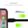 Green Cell KABGC02 Lightning-kabel 0,25 m zwart