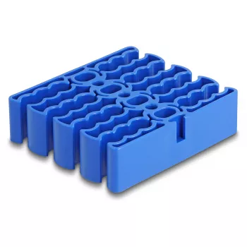 Kabelhouder DeLOCK 66325 blauw 24 kabelingangen