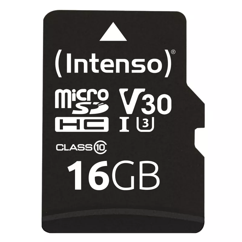 GEHEUGEN MICRO SDHC 16GB C10/W/ADAPTER 3433470 INTENSO