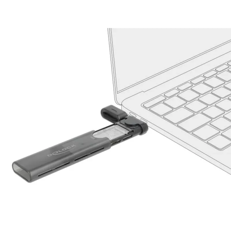 SSD-behuizing DeLOCK 42635 zwart M.2