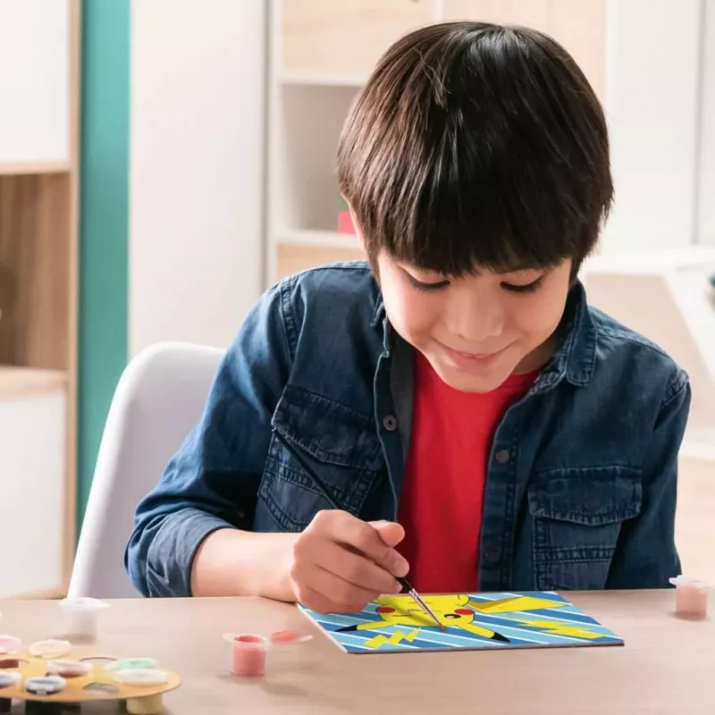 Malset Ravensburger CreArt — Frecher Pikachu (model 25557) schilderen op nummer set