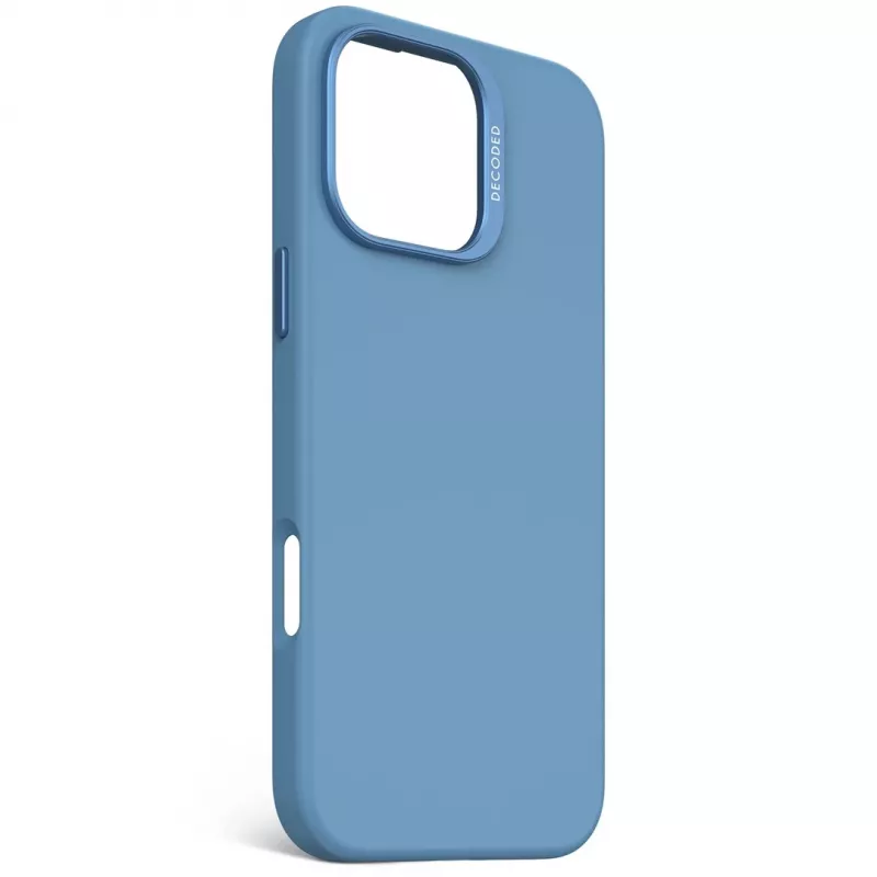 Decoded D25IPO16PMBCS9AE AntiMicrobial siliconen achterkant voor iPhone 16 Pro Max, lichtblauw